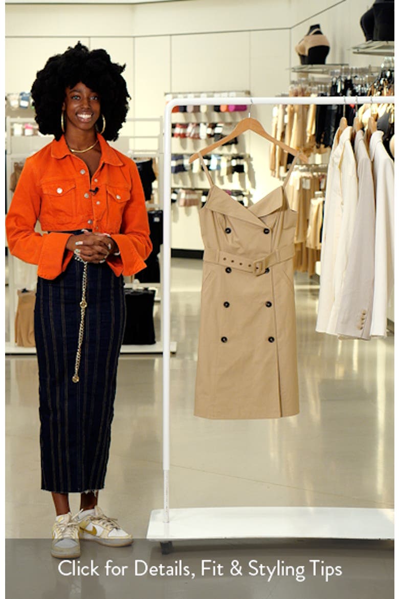 Belted Trench Dress video