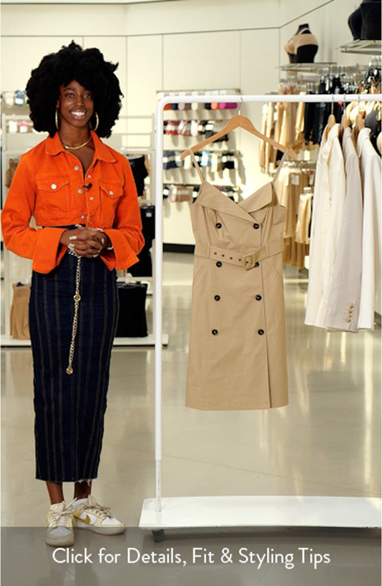 Belted Trench Dress, sales video thumbnail