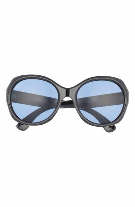 Ray-Ban 57mm Round Sunglasses