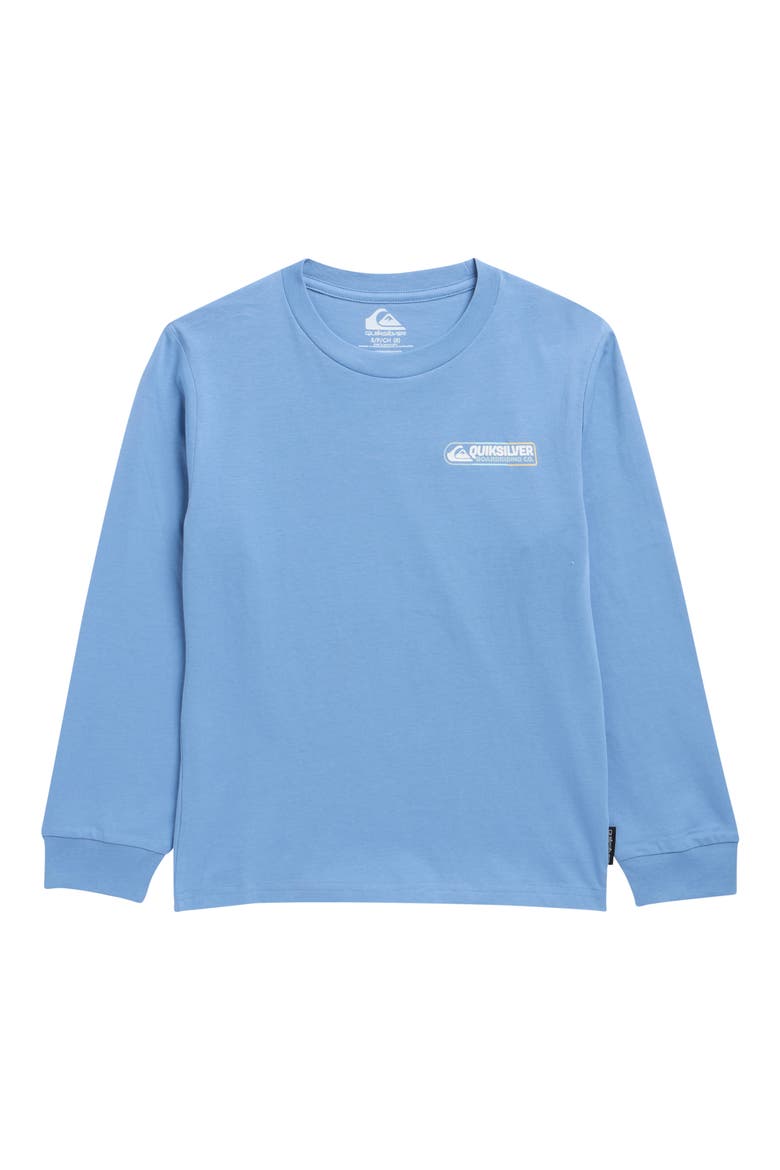 Kids' Sequence Long Sleeve T-Shirt, Main, color, QUIET HARBOR