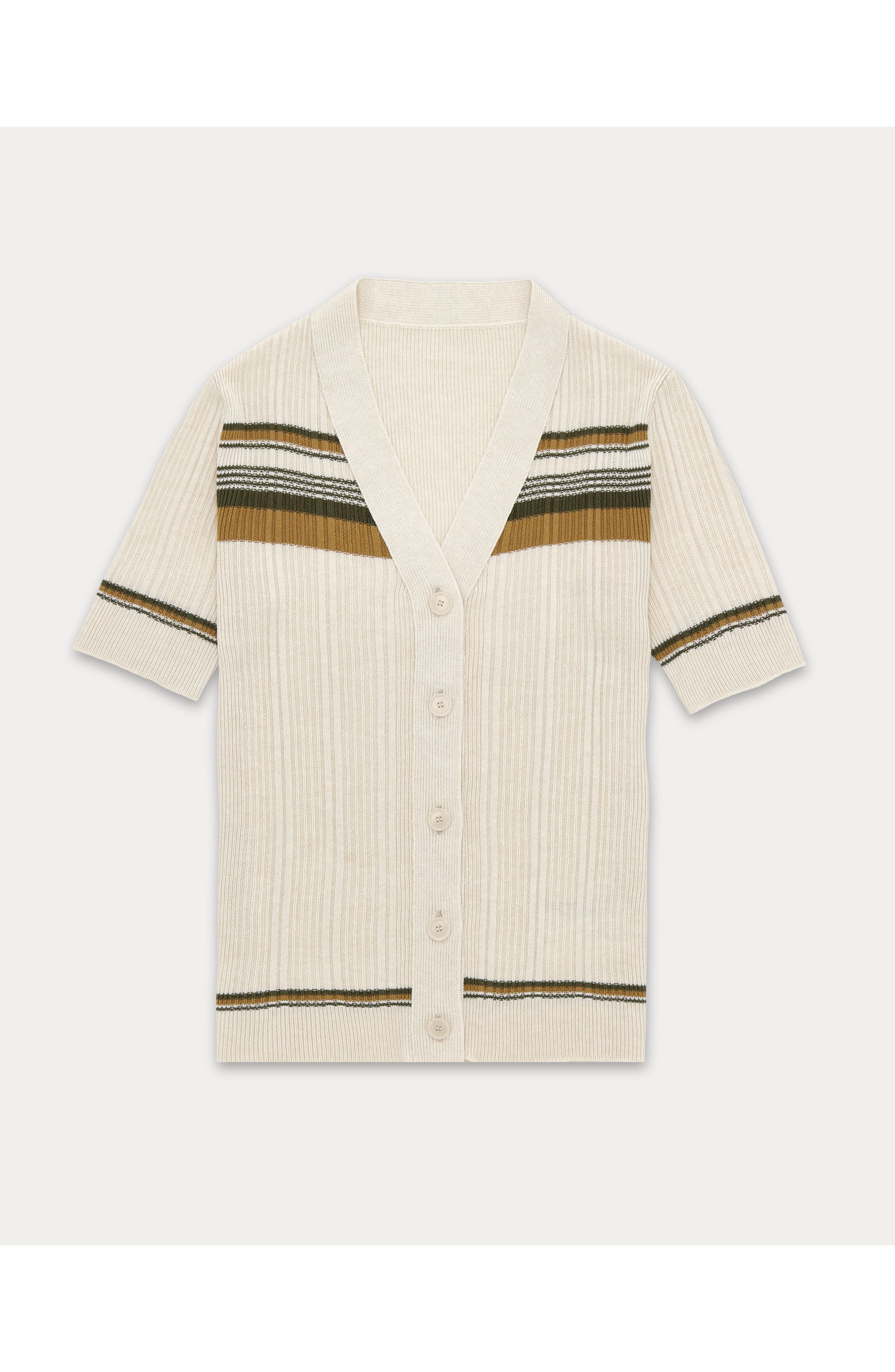 Clarisse Striped Cardigan - image 3