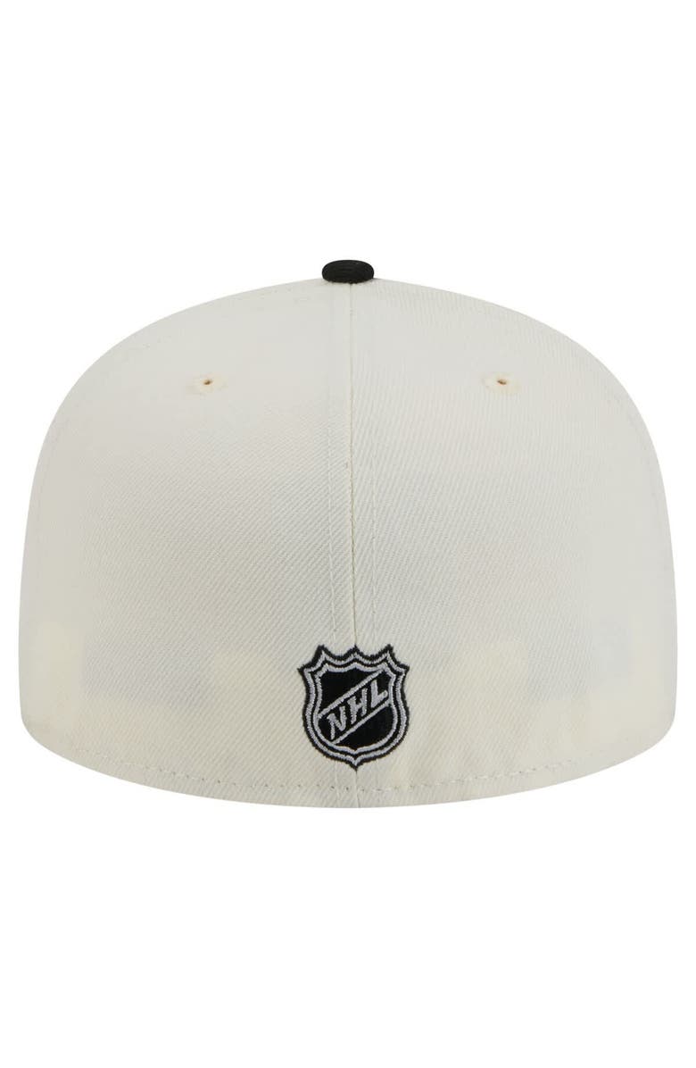 New Era Men's New Era White Los Angeles Kings Chrome Two-Toned 59FIFTY Fitted Hat, Alternate, color,