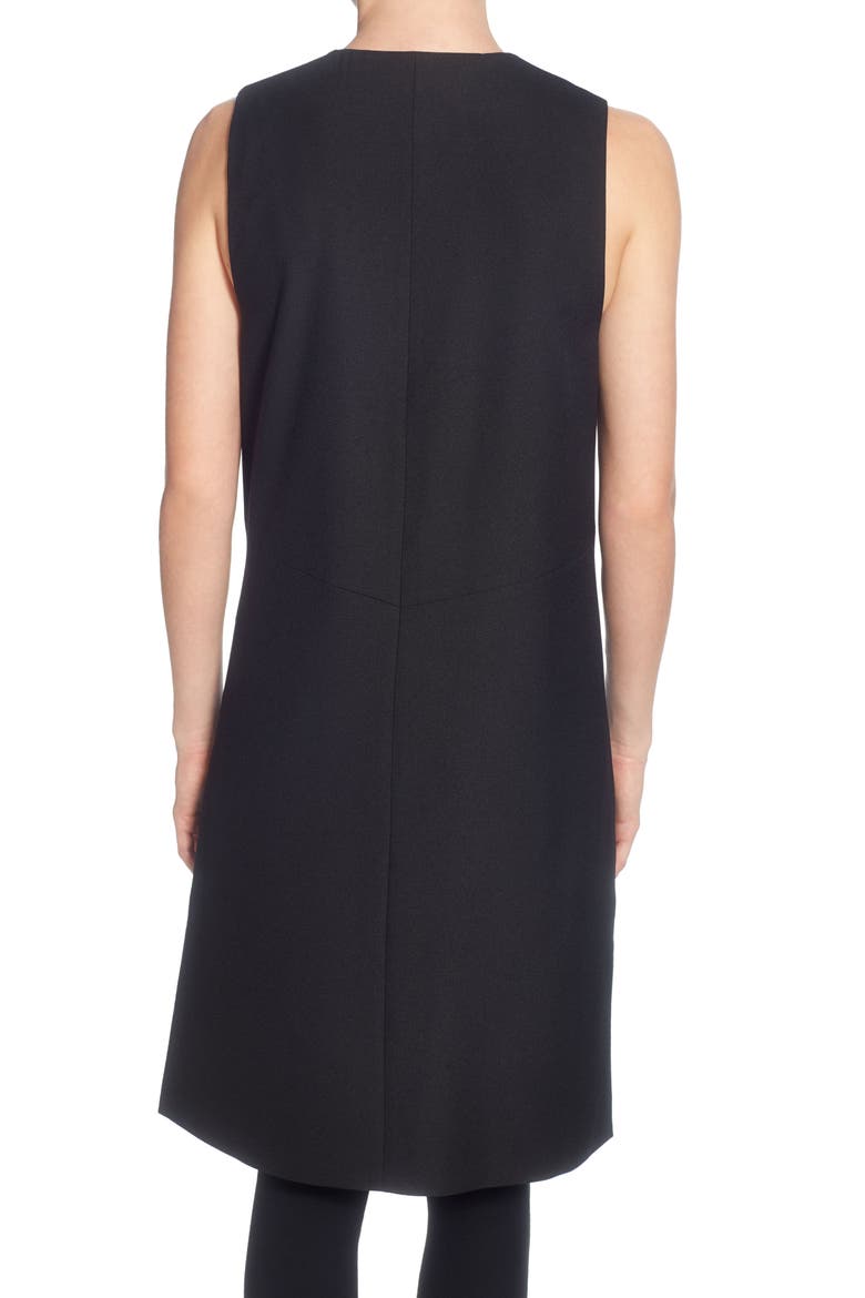 Ennio Grommet Tie Vest, Alternate, color, BLACK