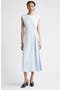 Front Pleat Midi Dress