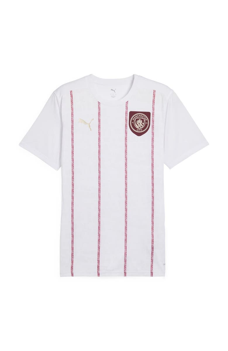 PUMA Men's Puma  White Manchester City 2024/25 Pre-Match Training Jersey, Alternate, color, White