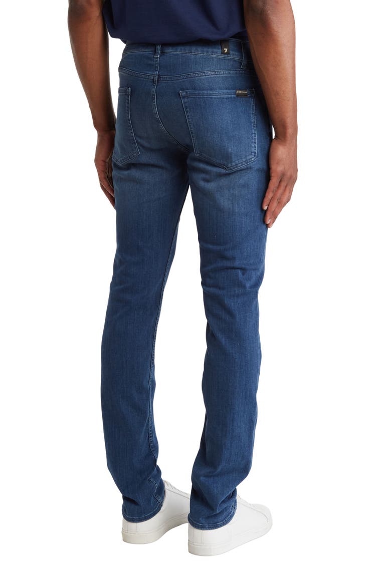 Slimmy Slim Fit Jeans, Alternate, color, MID BLUE