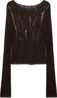 MANGO Unstitched Sweater