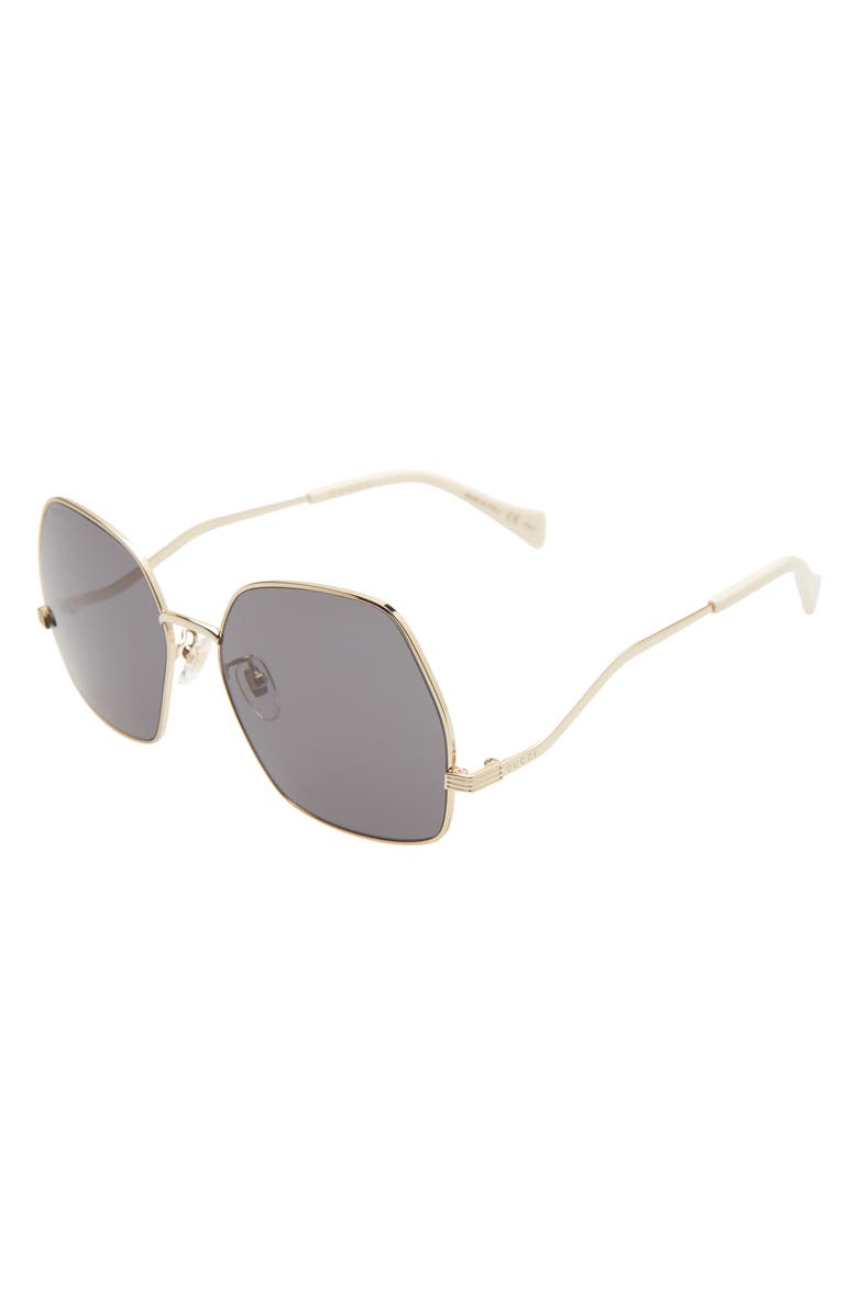 Gucci 59mm Square Sunglasses, Alternate, color,