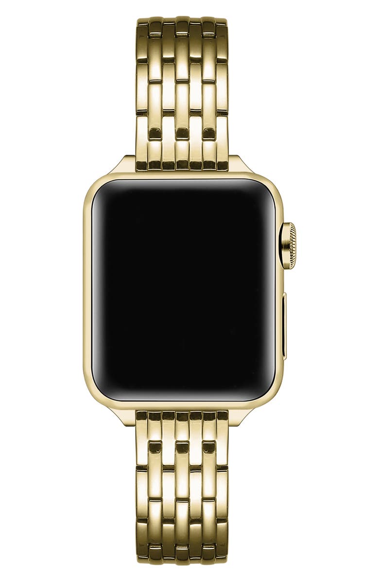 Posh Tech Eleanor Stainless Steel Apple Watch<sup>®</sup> Watchband, Alternate, color, 