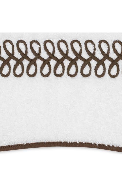 Matouk Astor Braid Bath Towel In Mocha
