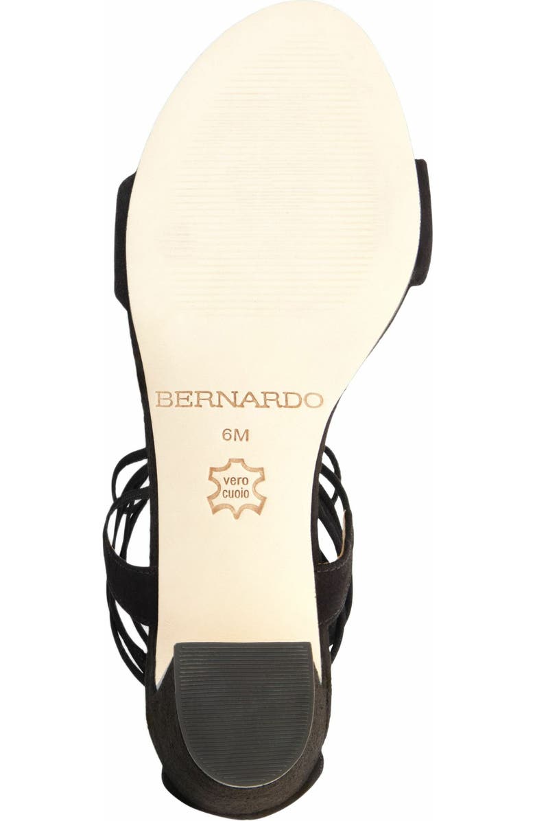 Bernardo Footwear Ieda Ankle Tie Heeled Sandal, Alternate, color,