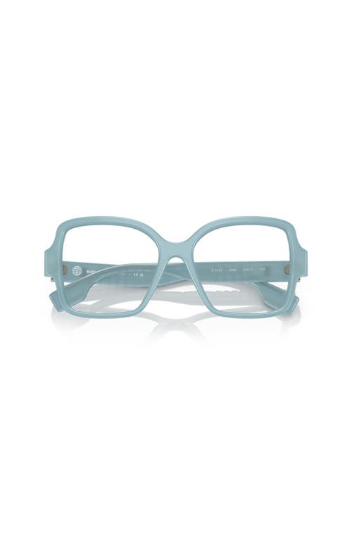 Burberry 52mm Square Optical Glasses In Blue