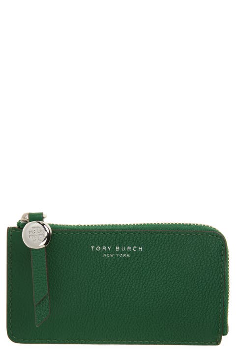 Romy Leather Zip Card Case