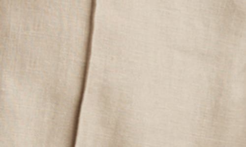 Reiss Fawn High-rise Whipstitch Linen Trousers In Neutral