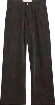 ERL Gender Inclusive Corduroy Flare Leg Pants
