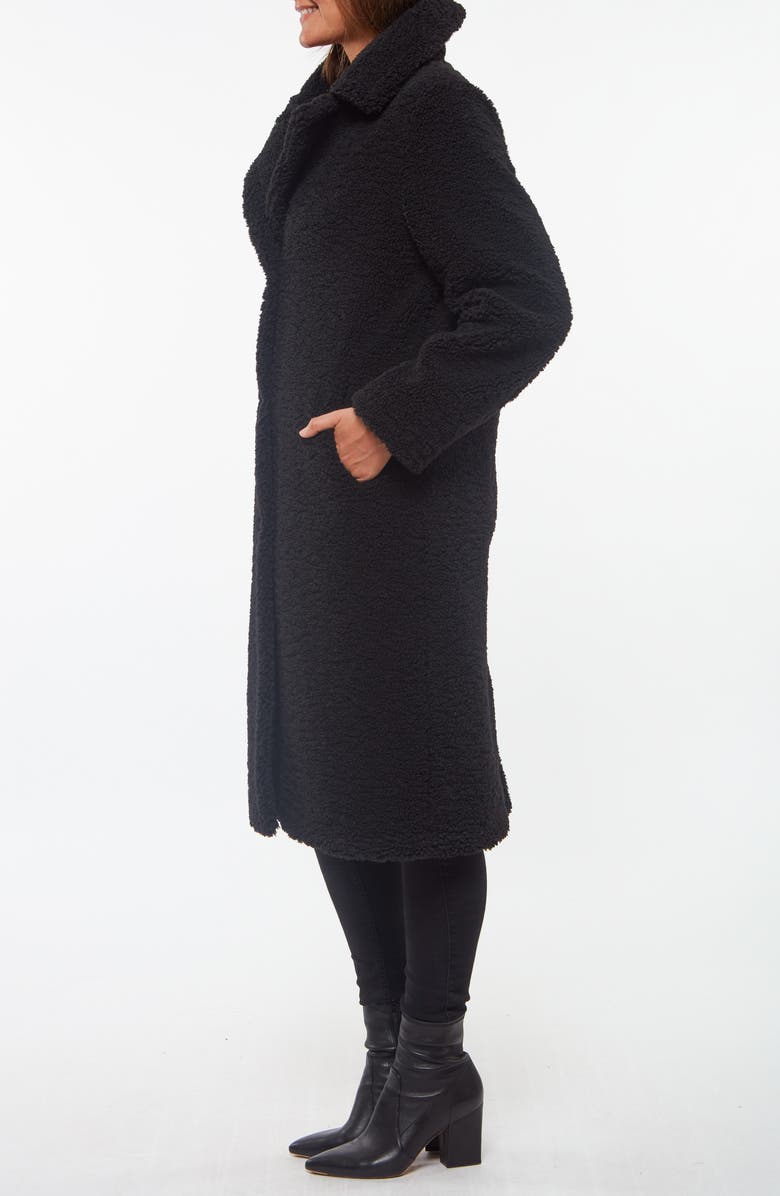 Sanctuary Teddy Bear Faux Shearling Coat, Alternate, color, 