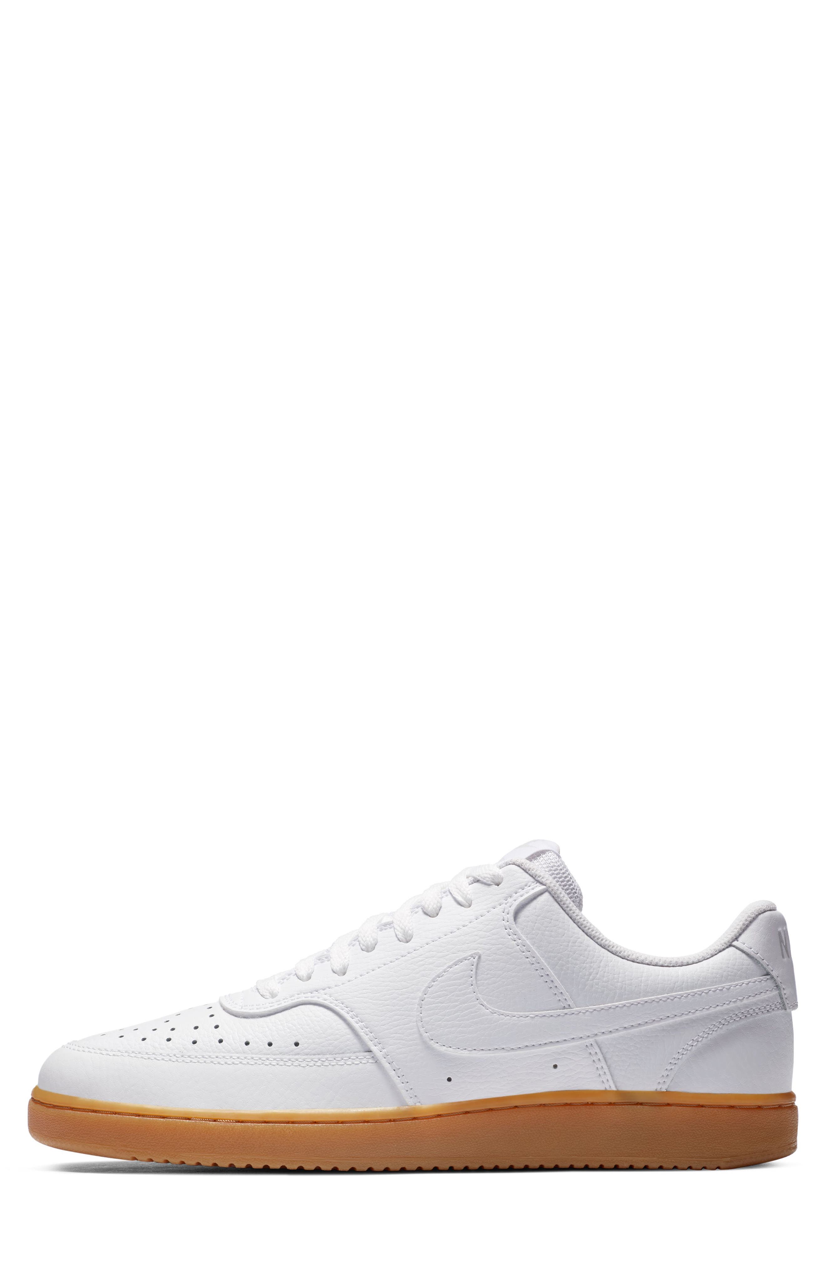 Nike Court Vision Low Sneaker, Alternate, color, White/White