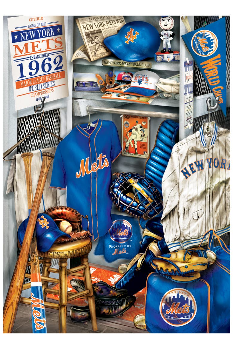 New York Mets Locker Room 500pc Puzzle, Alternate, color, Multicolor