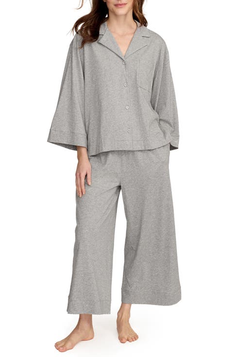 Olivia Wide Leg Pima Cotton Pajamas