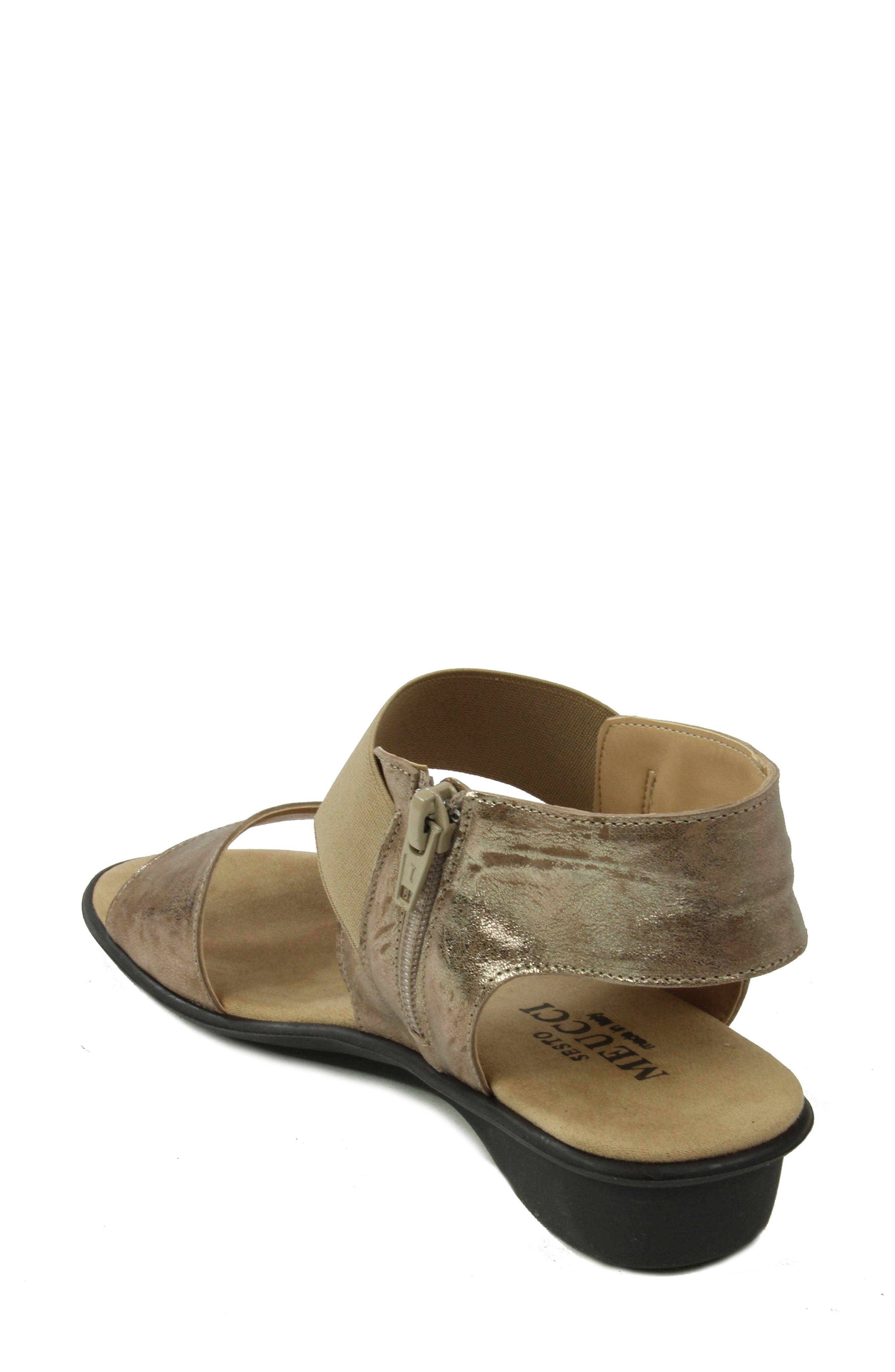 Eirlys Sandal, Alternate, color, TAUPE METALLIC PATENT LEATHER