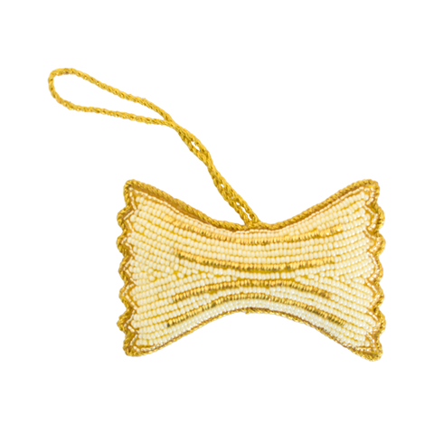 Bowtie Pasta Noodle Christmas Ornament