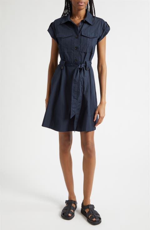 Azora Poplin Shirtdress
