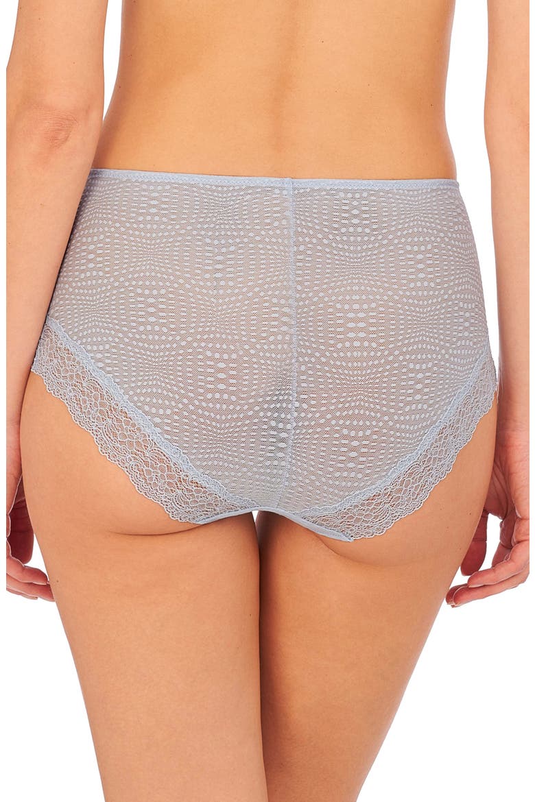 Beyond Stretch Lace Briefs, Alternate, color, BLUE MIST