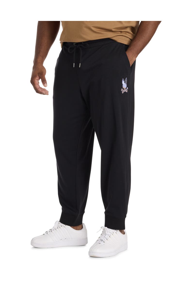 Psycho Bunny Big & Tall Dante Sweatpants, Main, color, Black