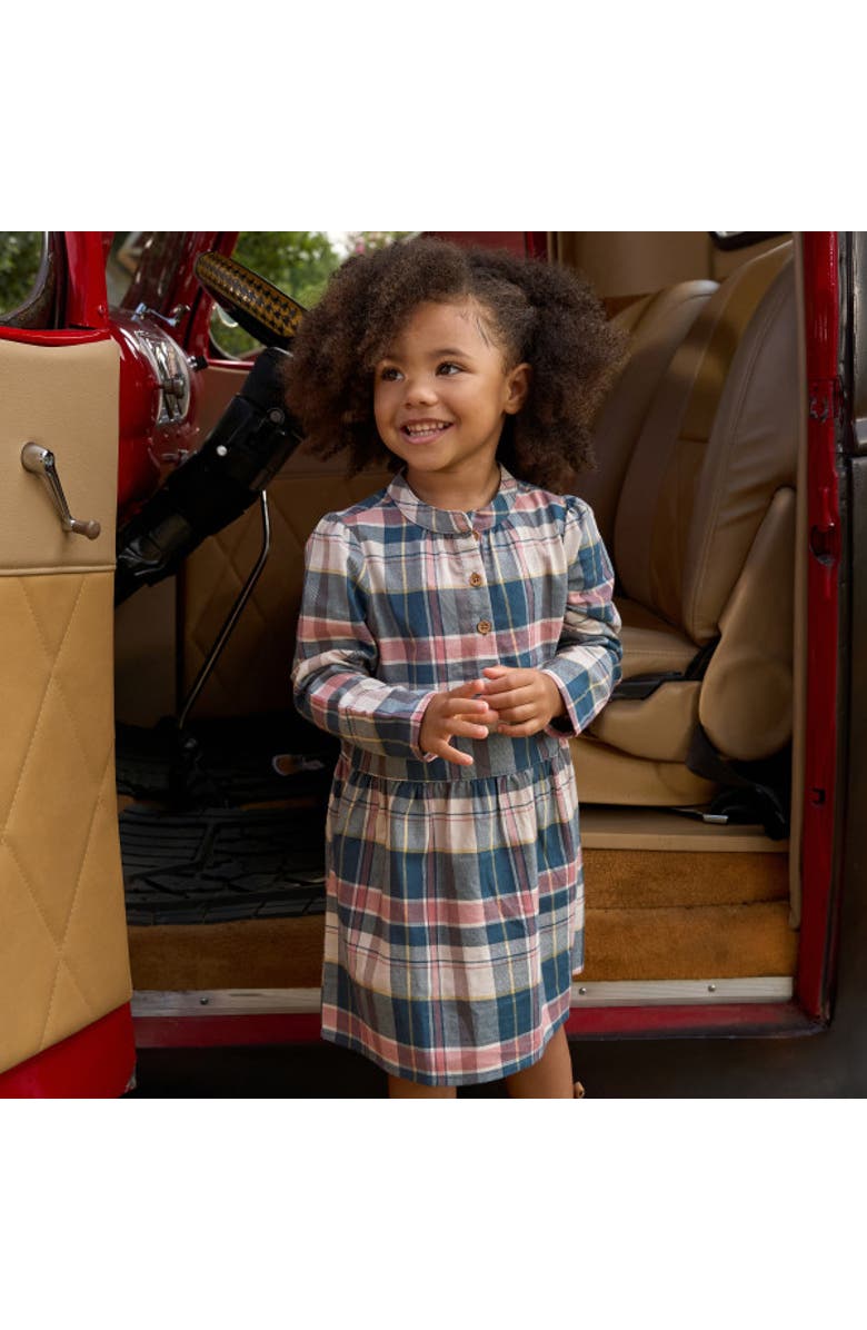 Modern Moments<sup>™</sup> by Gerber Plaid Collared Dress, Alternate, color, Orion Blue Plaid