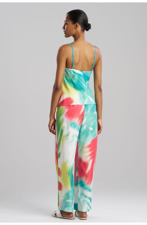 Natori Printed Cami Long Pajama Set