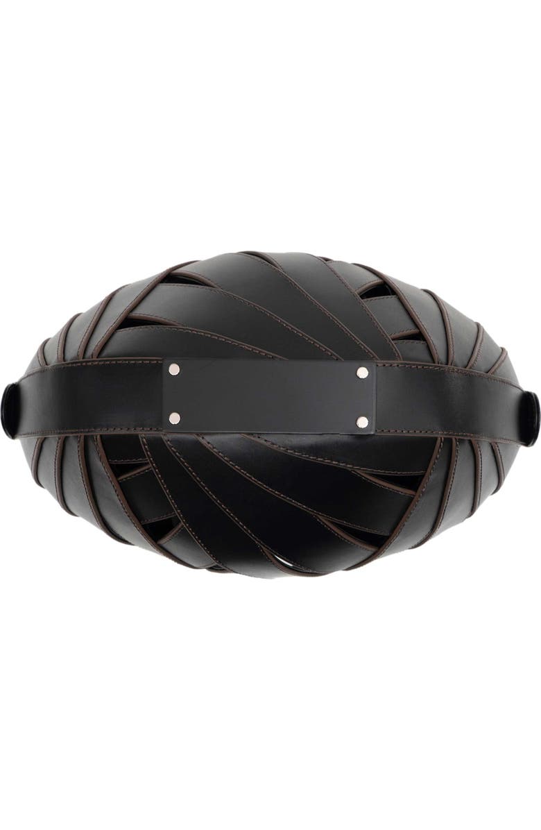 PERRIN PARIS Le Panier Handbag Classic, Alternate, color, Black / Espresso