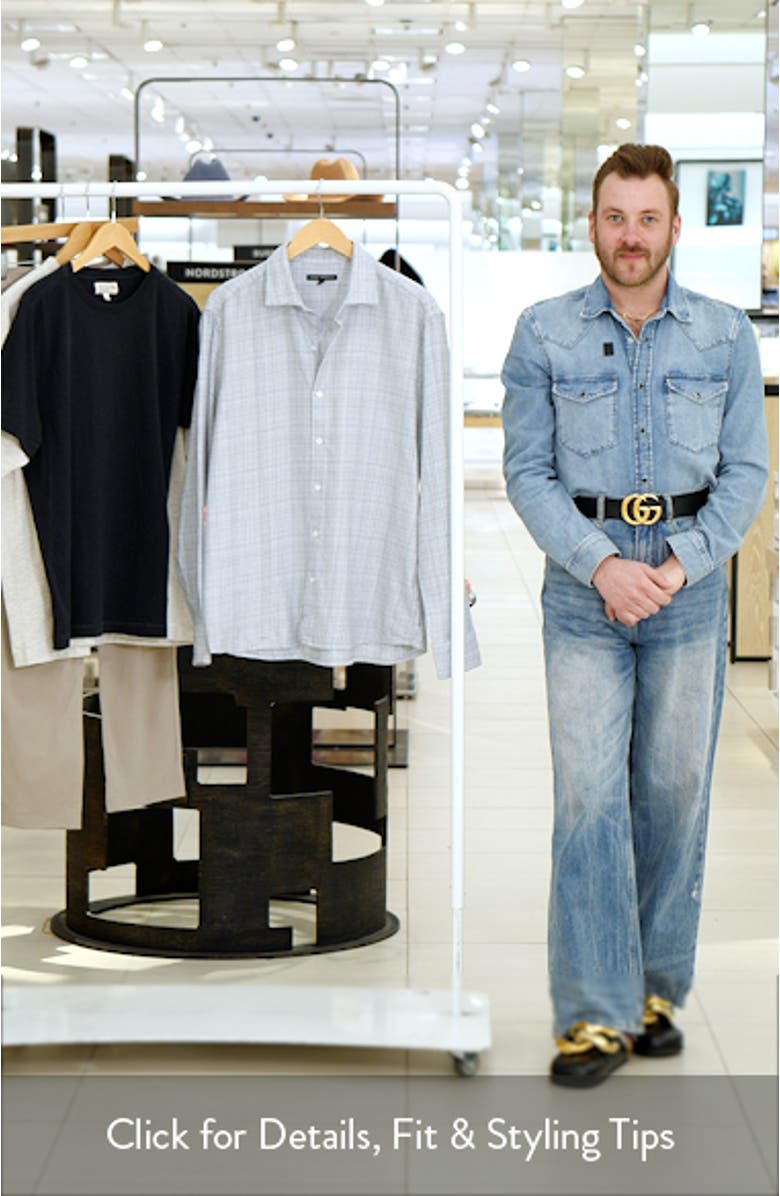 Cunningham Plaid Cotton Button-Up Shirt, sales video thumbnail