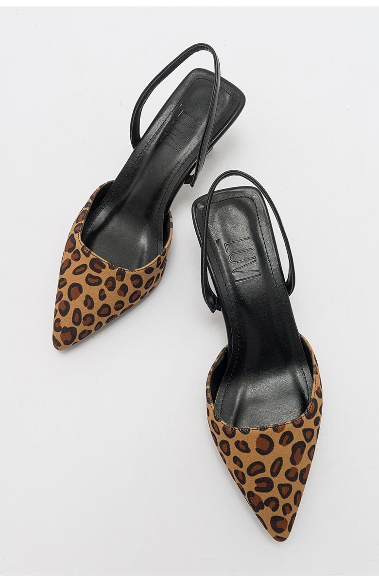 Prologue Shoes Over Pointed Toe Pump, Alternate, color, Leopard Pattern