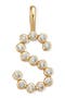  Gold Vermeil Initial S