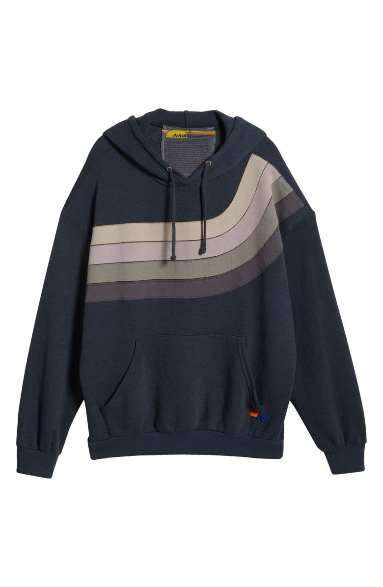 Aviator Nation Wave Stripe 4 Hoodie, Alternate, color,