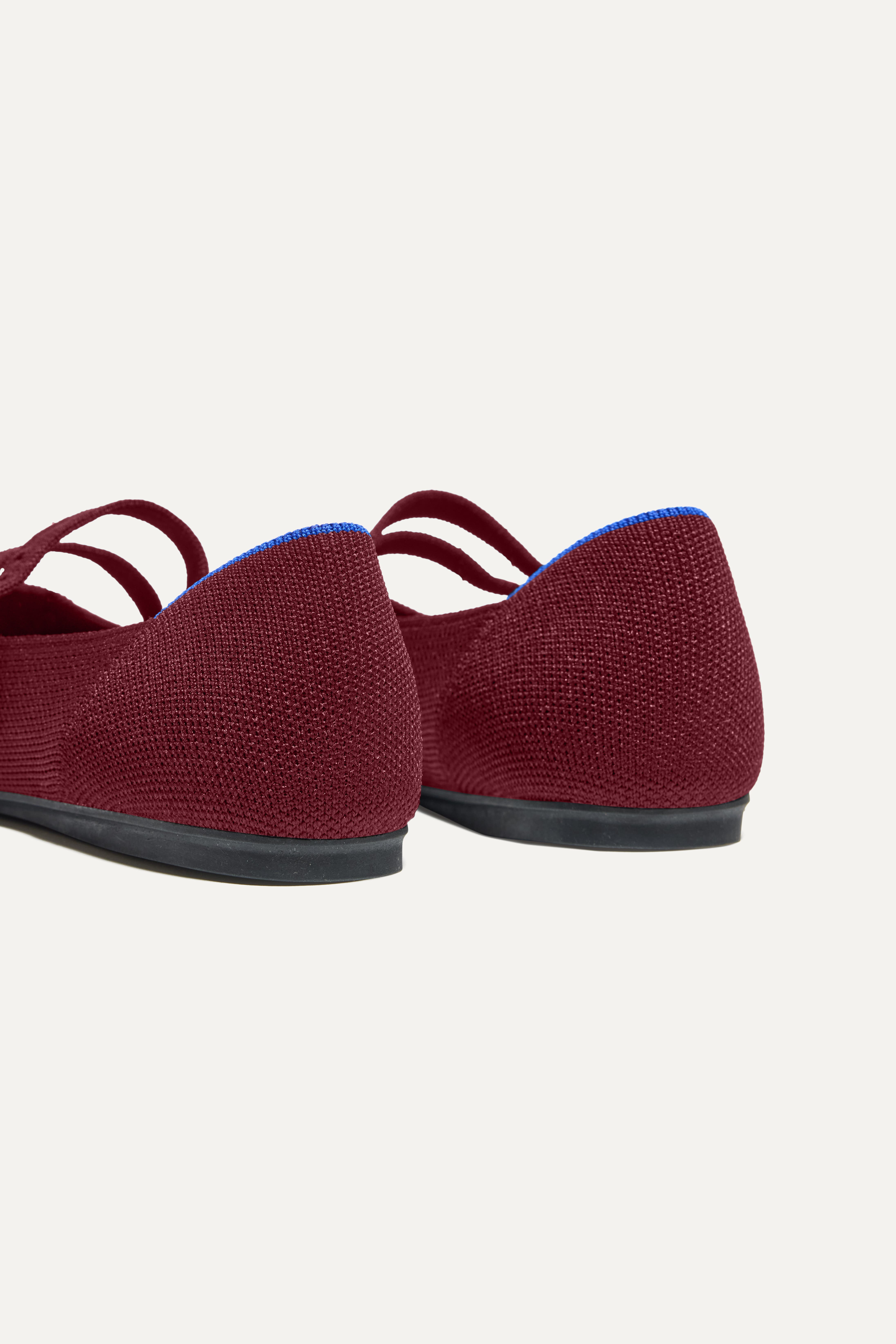 The Double Buckle Mary Jane, Alternate, color, Cabernet