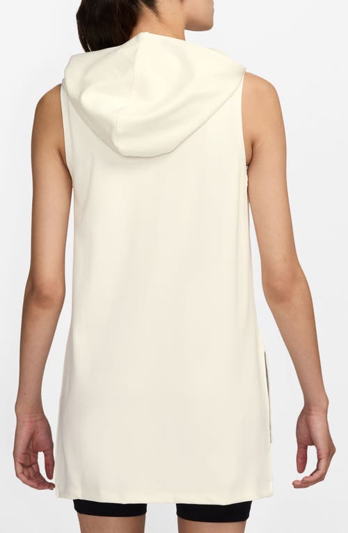 Nike Sportswear Serena Williams Design Sleeveless Hooded Tunic In Sail/sail
