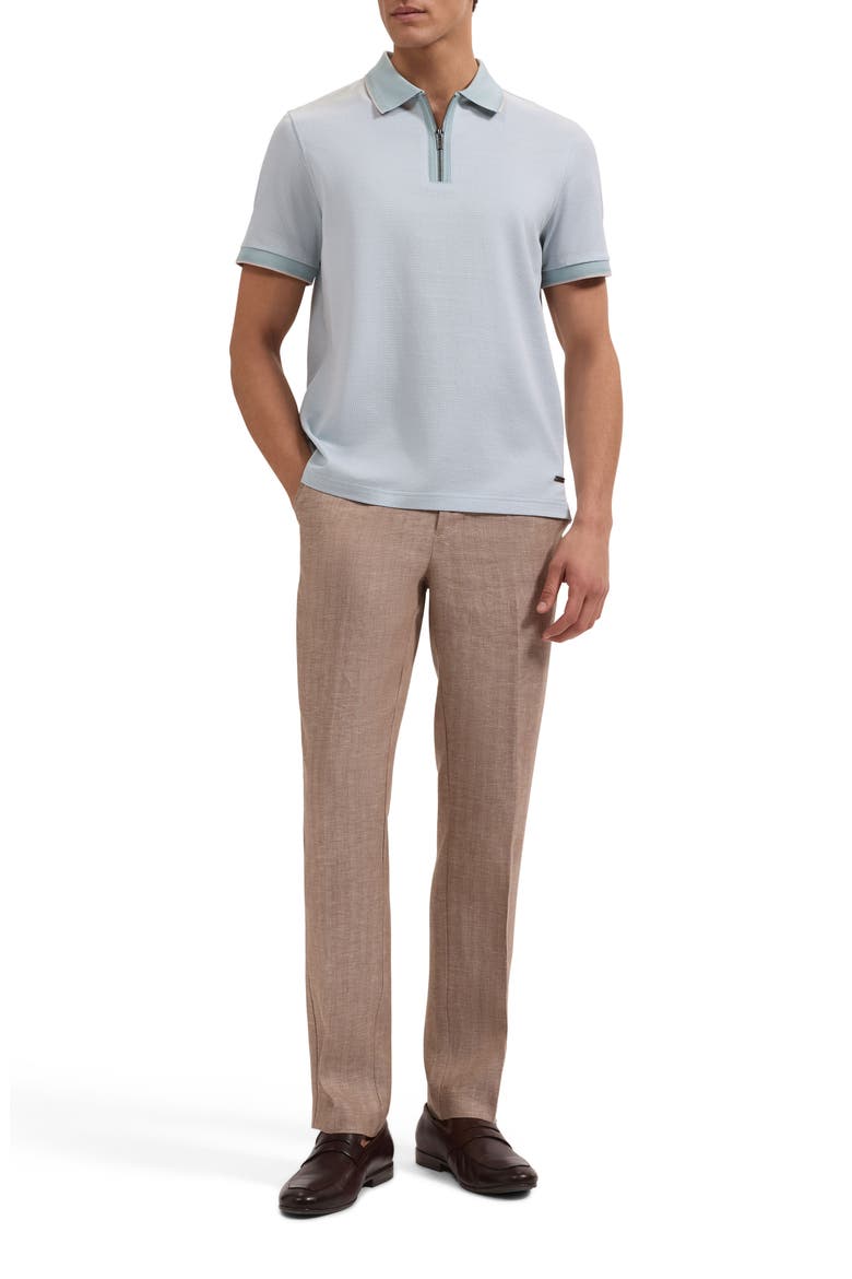 Quarter Zip Polo, Alternate, color, SEAFOAM