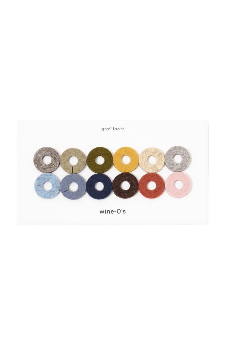 Graf Lantz Wine-O's Merino Wool Round Wine Markers, Main, color, Autumn