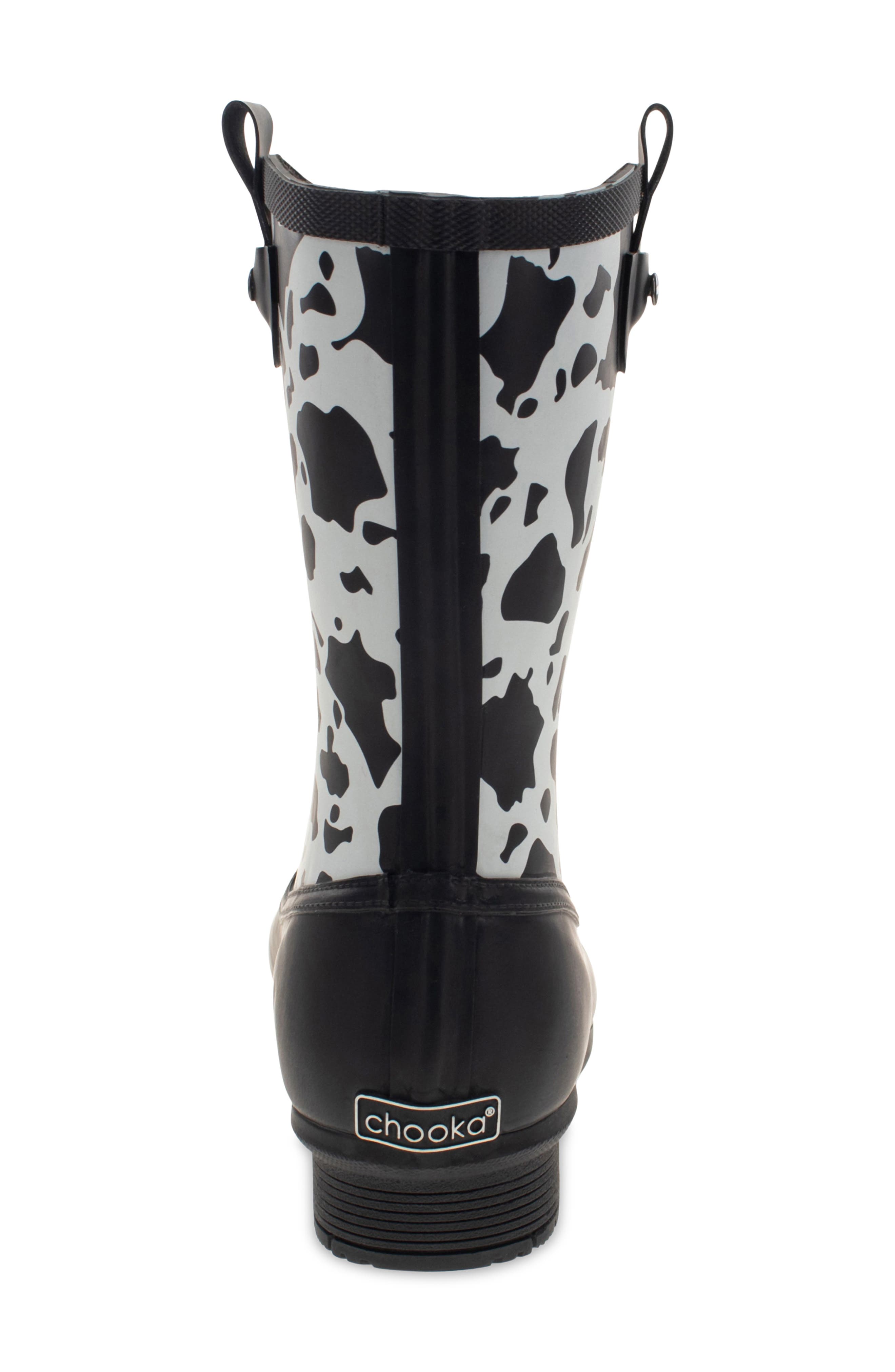 Betsie Waterproof Mid Rain Boot, Alternate, color, BLACK