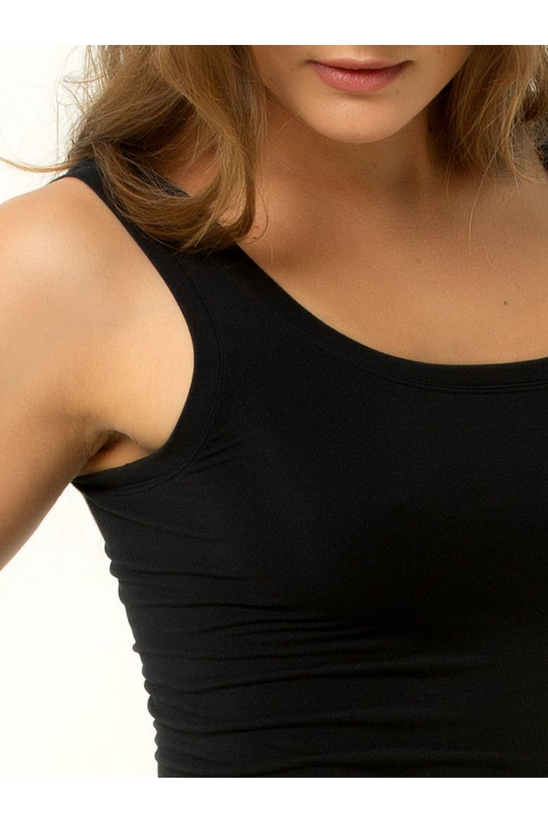 Seamless Modal Blend Tank, Alternate, color, White