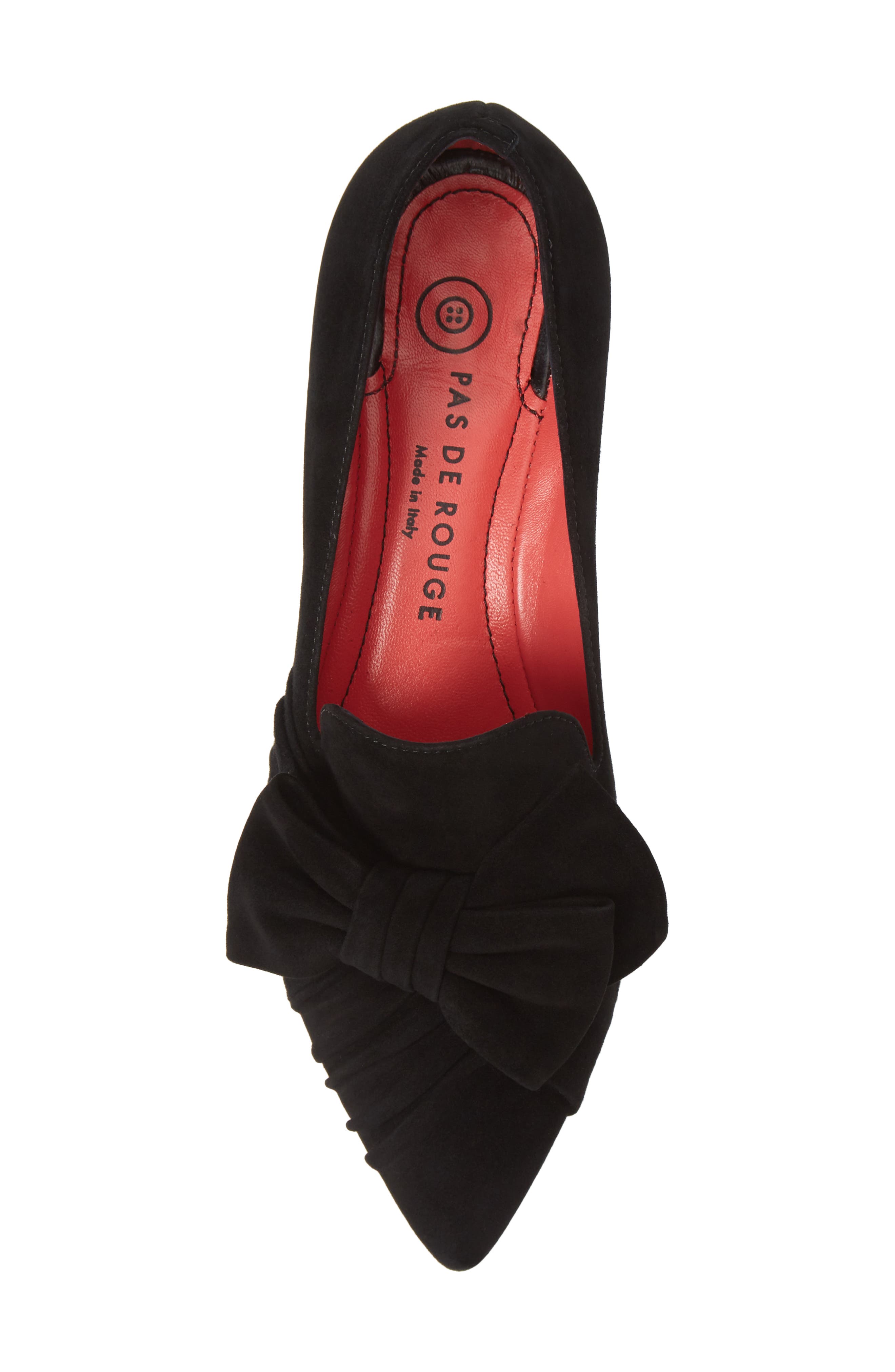 Pas de Rouge Janet Bow Flat, Alternate, color, 