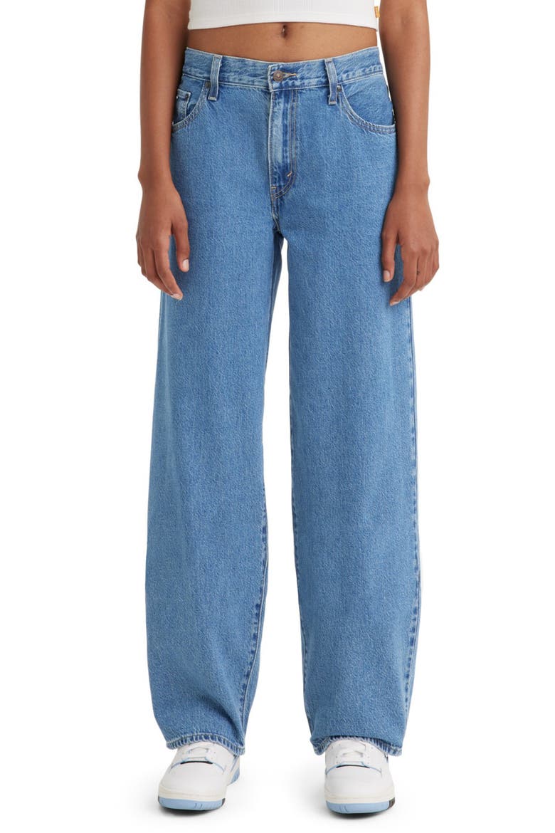 Women's Baggy Dad Jeans, Main, color, HOLD MY PURSE