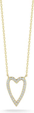 GLAZE JEWELRY Cubic Zirconia Heart Pendant Necklace