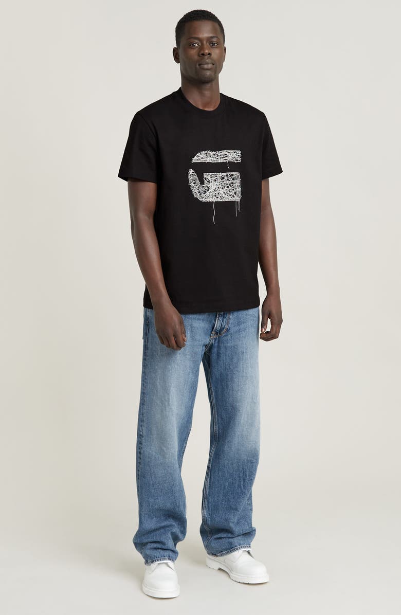 G-STAR Stitch Burger Organic Cotton Graphic T-Shirt, Alternate, color, 