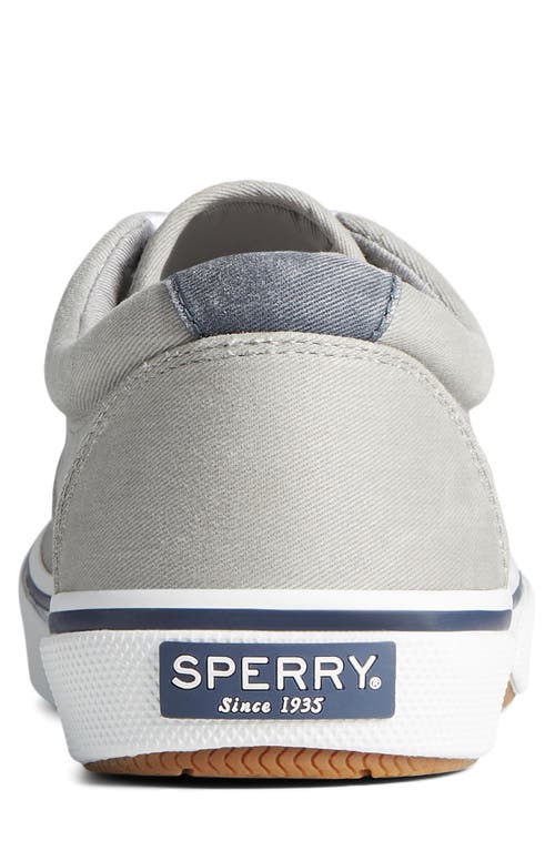 Sperry Top-sider® Sperry Halyard Cvo Recycled Cotton Sneaker In Grey