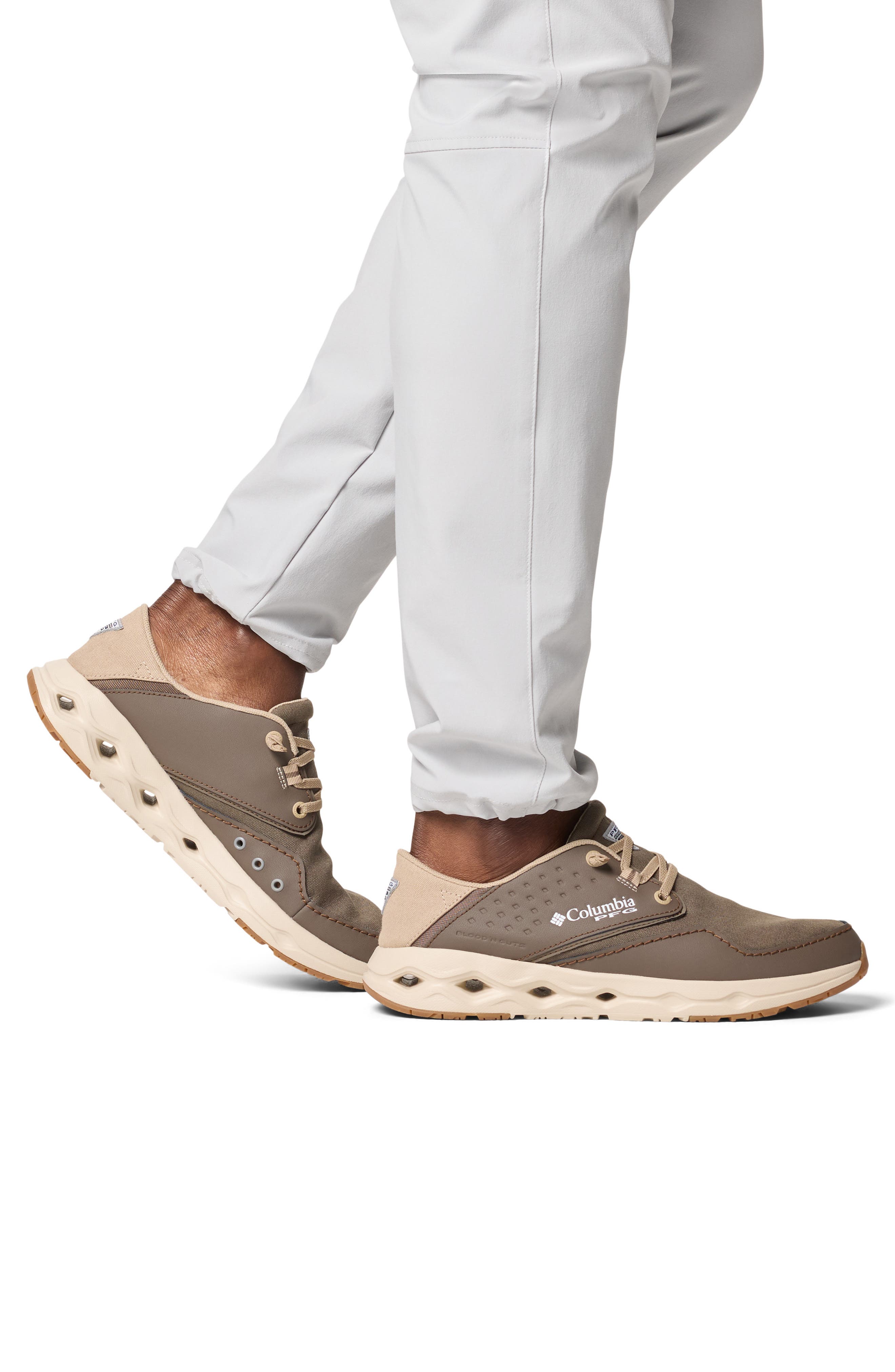 PFG Bahama X Relaxed™ Sneaker, Alternate, color, MUD/ OXFORD TAN