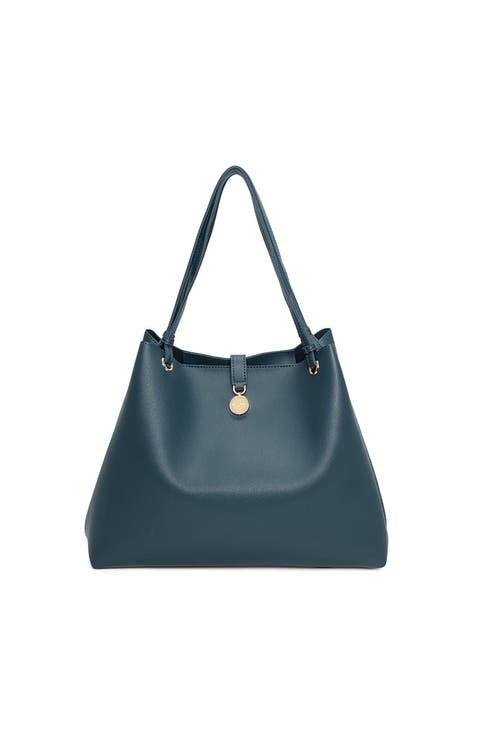 Catrin Chic Shoulder Bag With Matching Clutch