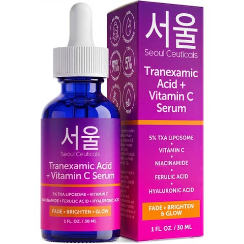 SeoulCeuticals Korean Tranexamic Acid Vitamin C Serum TXA Dark Spot Remover