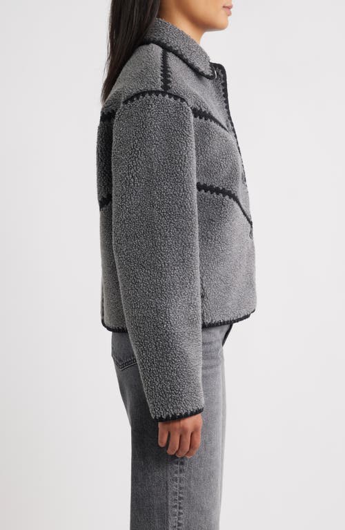 Ugg(r) Ellison Whipstitch Detail Jacket In Gray